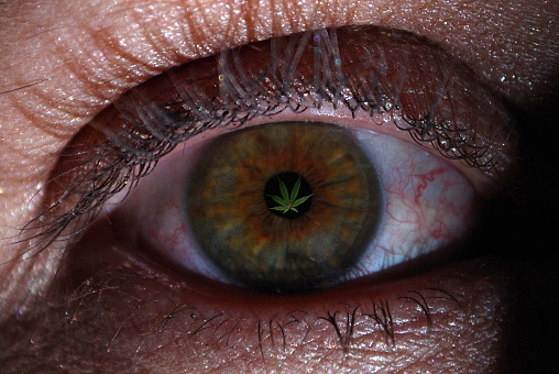 marijuana red eyes